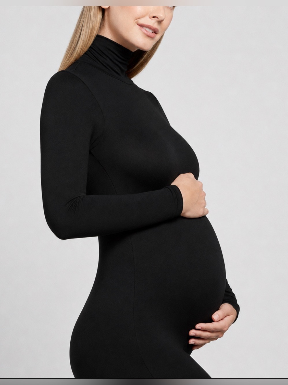 Bumpsuit Penelope Unitard One Piece Maternity Jumpsuit Black Size S Pregnancy - Picture 3 of 16